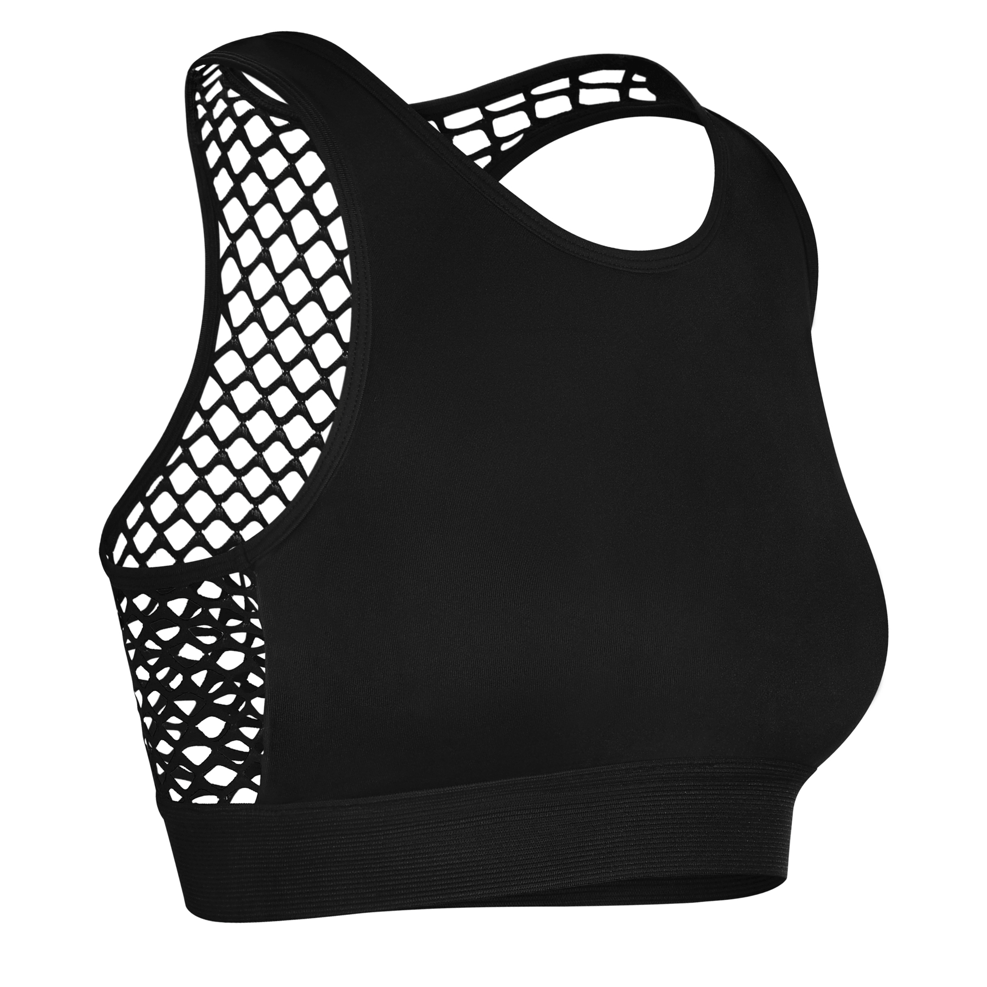 BENZFASHION Girl's Cotton Non-Padded Non-Wired Full Coverage Sports Bra for  Uniforms, T-Shirt, Specially Customised Cloth for Intensive Sports & Gym